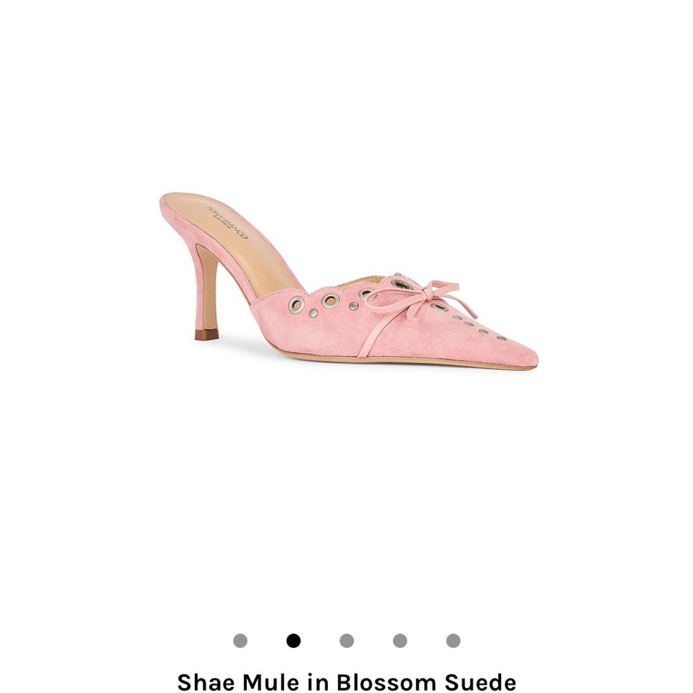 Tony Bianco Shae Mule in Blossom Suede 7.5